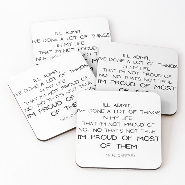 Item preview, White Collar Neal Caffrey Quote  designed and sold by ArielleKoch.