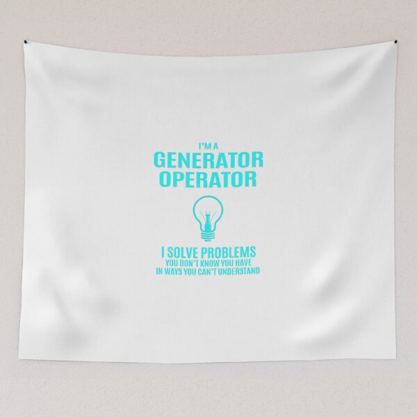 Item preview, Generator Operator - I Solve Problems Job Gift designed and sold by melissaval2.