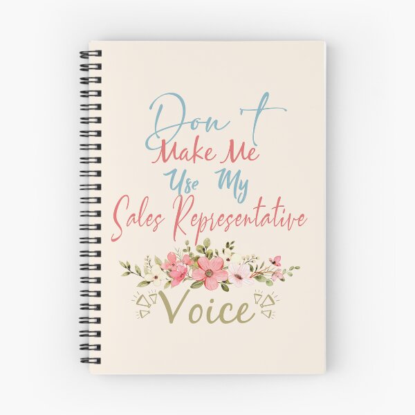 Item preview, Don't Make Me Use My Sales Representative Voice - Funny Sales Representative Quote Gift Idea For Men and Womens designed and sold by Mmmm3344.
