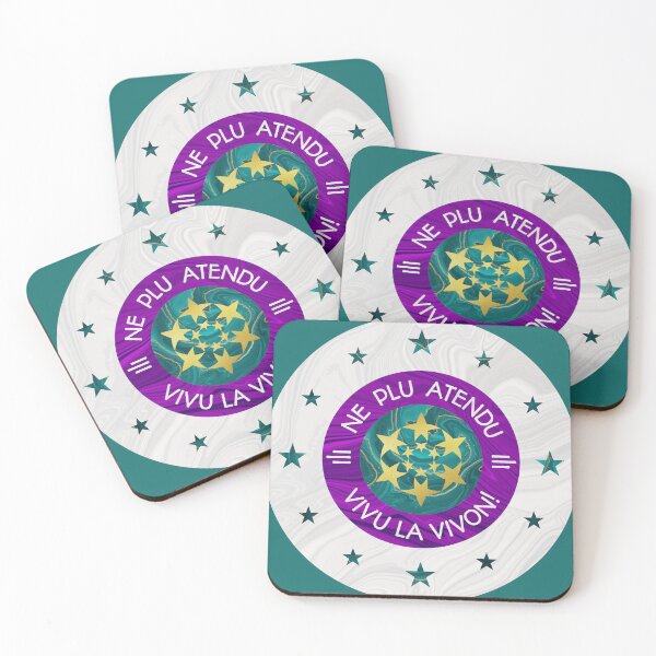 Item preview, Ne plu atendu. Vivu la vivon! designed and sold by Zebastjan Johanzen.