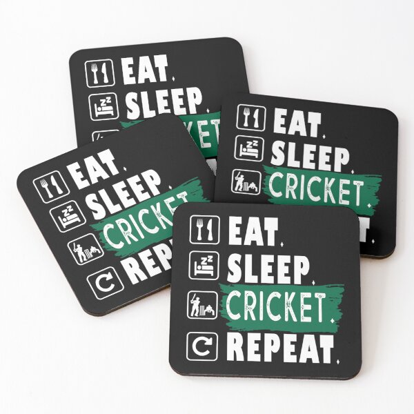 Item preview, Eat Sleep Cricket Al Essential T-Shirt designed and sold by ethenfran6.