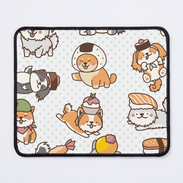 Item preview, Lindos perros de sushi, japonés, perro shiba Inu disfrazado de sushi designed and sold by Emily Roberts.