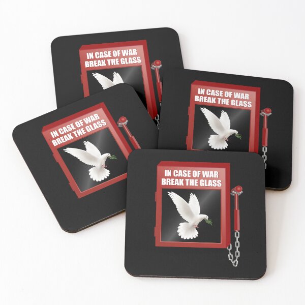 Item preview, Peace - In Case of War Break the Glass -White Dove designed and sold by Shirt-Designs.