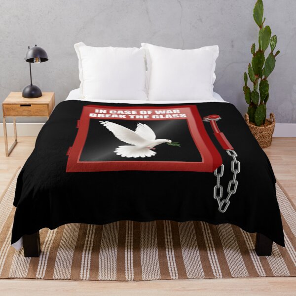 Item preview, Peace - In Case of War Break the Glass -White Dove designed and sold by Shirt-Designs.