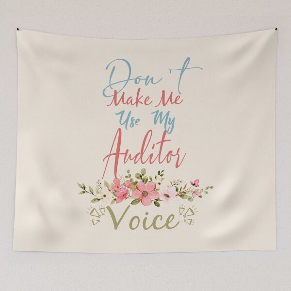 Item preview, Don't Make Me Use My Auditor Voice - Funny Auditor Quote Gift Idea For Men and Womens designed and sold by Mmmm3344.