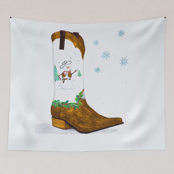 Item preview, Christmas boot designed and sold by MoreGoodArt.
