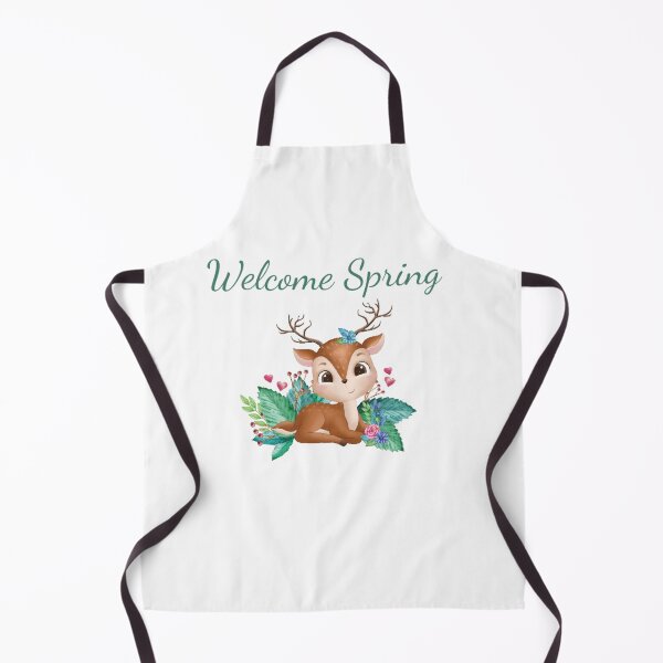 Item preview, Welcome Spring Deer designed and sold by Poetic Patterns Studio.