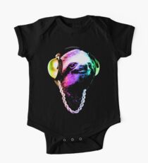 Faultier (Rainbow B-Boy Style) Baby Body Kurzarm