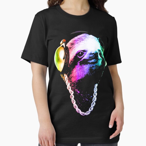 Item preview, Sloth (Rainbow B-Boy Style) designed and sold by ROBOTFACE T-Shirts.