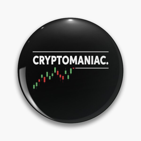 Artikelvorschau, Krypto-Fans, Trader, Cryptomaniac, Grafik, Candlestick-Chart, Markt entworfen und verkauft von wrapa04.