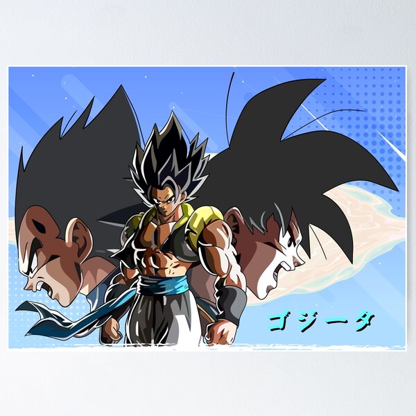 Dessin DBZ, Goku, Vegeta, Broly et Gogeta