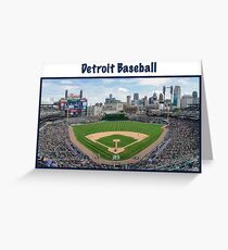 Detroit Baseball Greeting Card