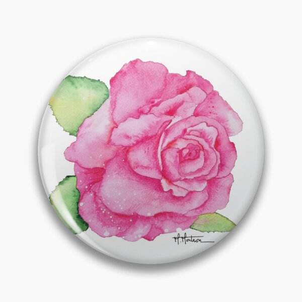 Item preview, giant watercolor rose designed and sold by Maryse-Montron.