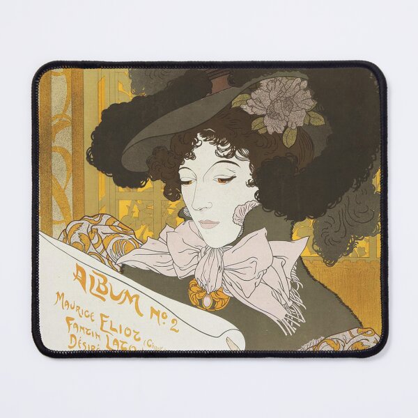 Item preview, Woman Reading by Georges De Feure - Vintage Art designed and sold by RickE.