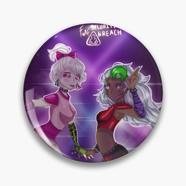Item preview, Glam rock Chica and Roxy  designed and sold by Pinkyturquoise.