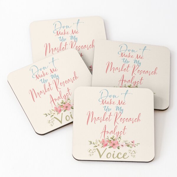 Item preview, Don't Make Me Use My Market Research Analyst Voice - Funny Market Research Analyst Quote Gift Idea For Men and Womens designed and sold by Mmmm3344.