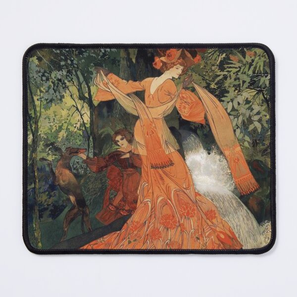 Item preview, Elegante Pres d une Source by Georges de Feure - Vintage Art designed and sold by RickE.