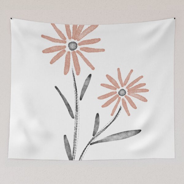 Item preview, Flower Minimal Art designed and sold by ArticraftShop.