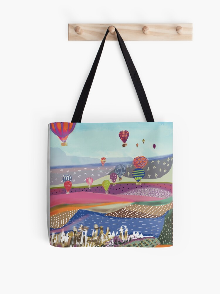 Thumbnail 1 of 2, Tote Bag, Cappadocia balloon ride designed and sold by Cheliss.