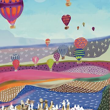 Artwork thumbnail, Cappadocia balloon ride by lacyadiseño C.F.C