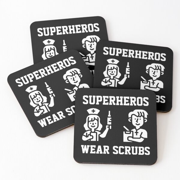 Item preview, Superheros Wear Scrubs designed and sold by Indra Agrawal.
