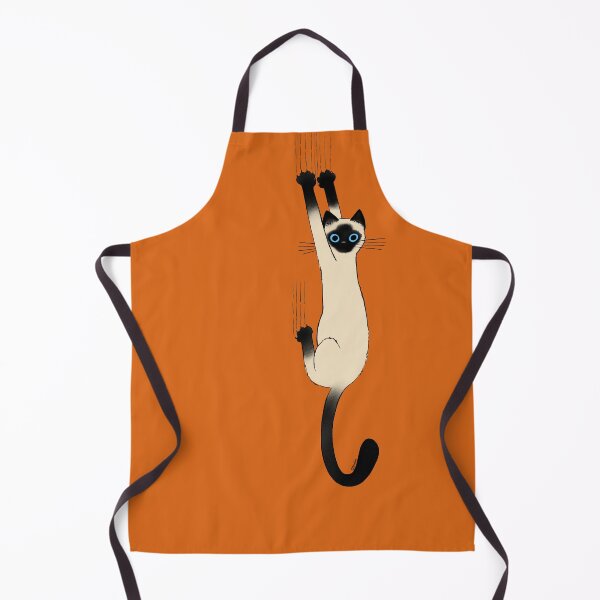 Item preview, Siamese Cat Hanging On with Claws Funny Cat Holding On designed and sold by Jenn Inashvili.