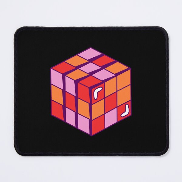 Item preview, Subtle Lesbian Pride Rubik's Cube, Cute Discreet Lesbian Flag designed and sold by SweetestPrints.