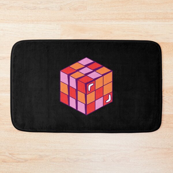 Item preview, Subtle Lesbian Pride Rubik's Cube, Cute Discreet Lesbian Flag designed and sold by SweetestPrints.