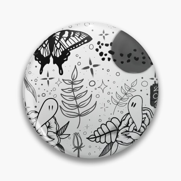Artikelvorschau, Tattoo Flash-Ghost Rose entworfen und verkauft von Lighteningshop.