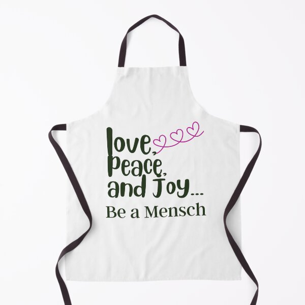 Item preview, Love, Piece, and Joy - Funny Yiddish Quotes designed and sold by MikeMargolisArt.