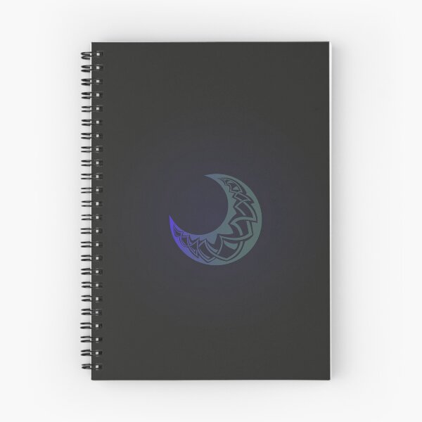 Item preview, Crescent moon decorated - old ornamentation style - colored with dark gradient background designed and sold by MoAzim.