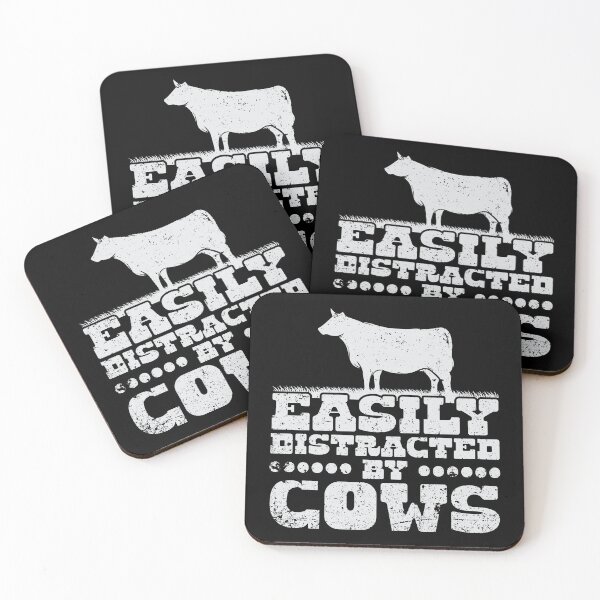 Item preview, Easily distracted by cows designed and sold by ProofBrand.