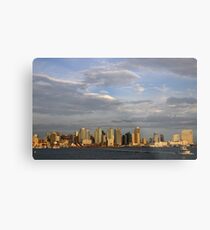 DOWNTOWN SUNSET Metal Print