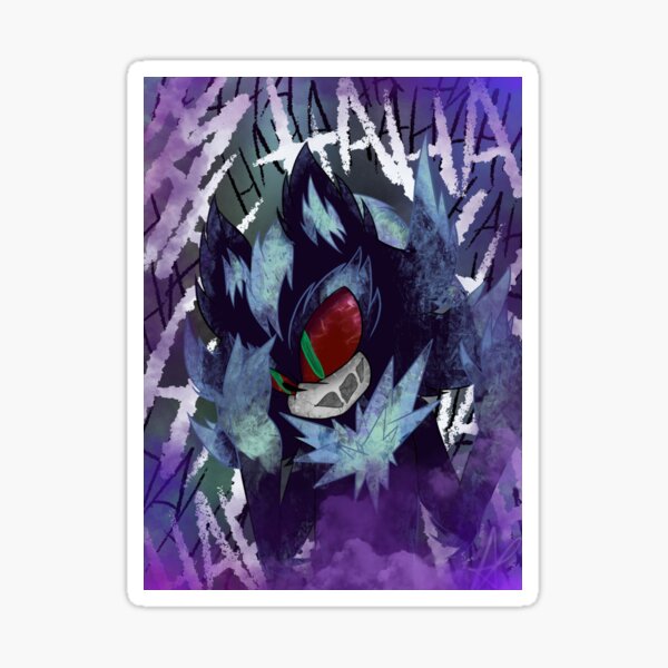 Mephiles The Dark Sonic The Hedgehog Sticker - Mephiles the Dark