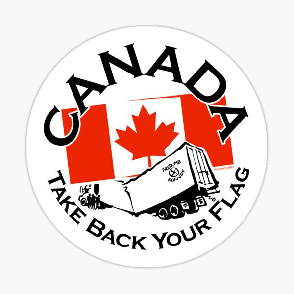 Canada, Take Back Your Flag! Glossy Sticker