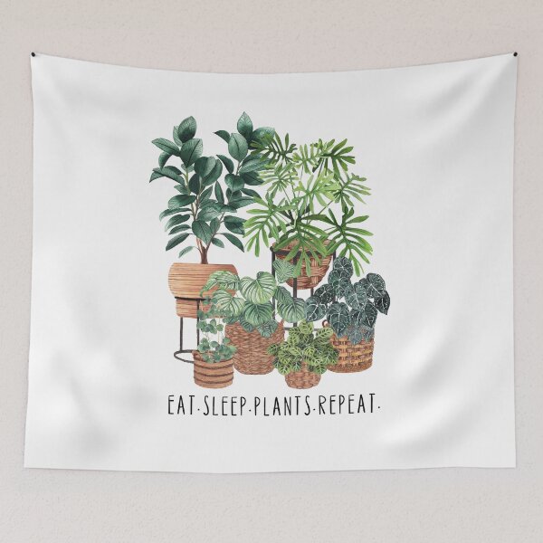 Item preview, Eat Sleep Plants Repeat designed and sold by Ana Moguš.