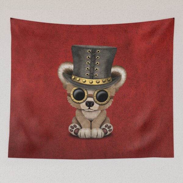Item preview, Steampunk Baby Bear Red designed and sold by JeffBartels.