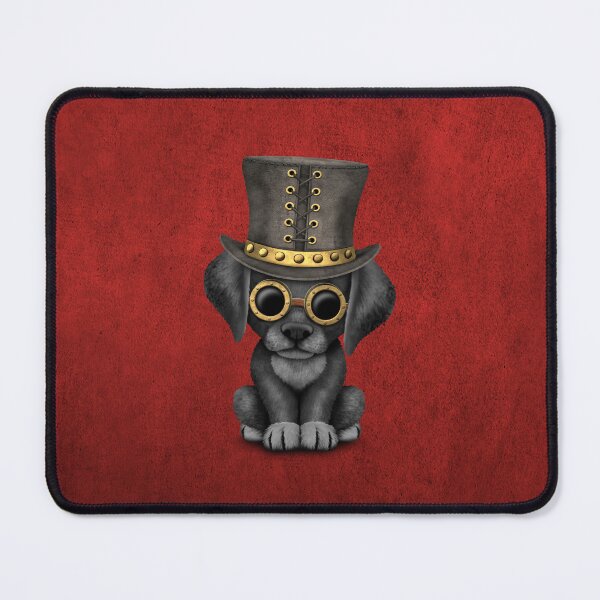 Item preview, Black Steampunk Puppy Dog designed and sold by JeffBartels.