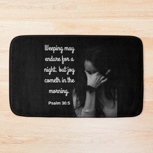 Item preview, Psalm 30:5 KJV designed and sold by Caregiverology.