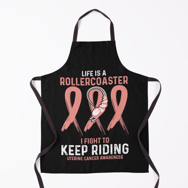 Item preview, Uterine Cancer Peach Rollercoaster designed and sold by BrennanX2.