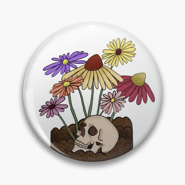 Item preview, flower garden with skull  designed and sold by Tristen Swinney.