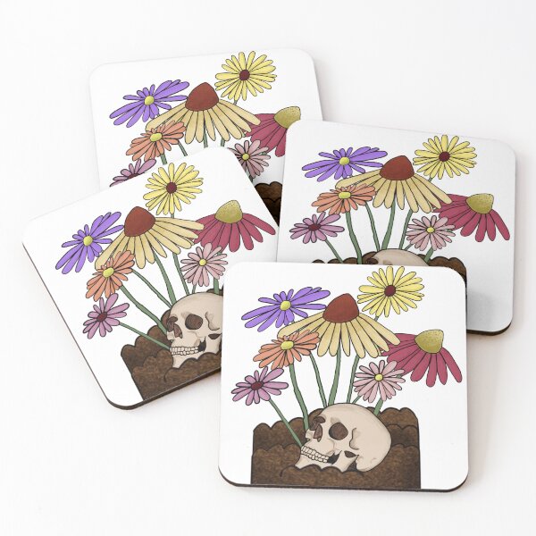 Item preview, flower garden with skull  designed and sold by Tristen Swinney.