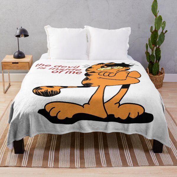 Item preview, emo garfield 'the devil is inside of me' designed and sold by awful rad.