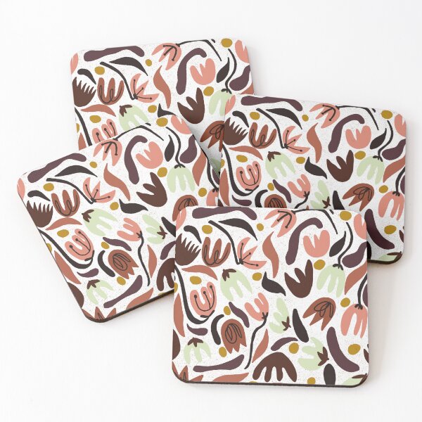 Item preview, Blush and ivory abstract floral designed and sold by SisterlyLove.