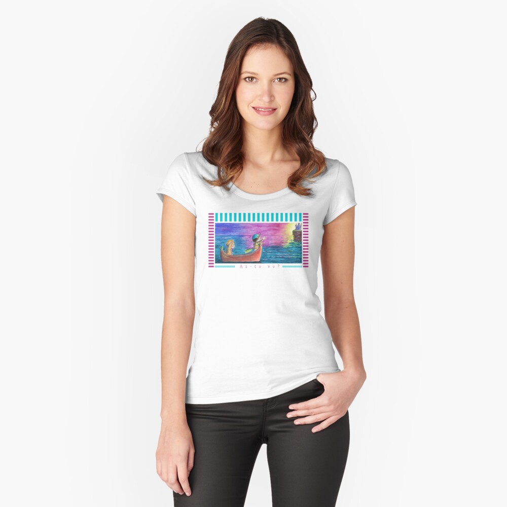 Aperçu de l'œuvre T-shirt échancré créée et vendue par LindaMolloy.