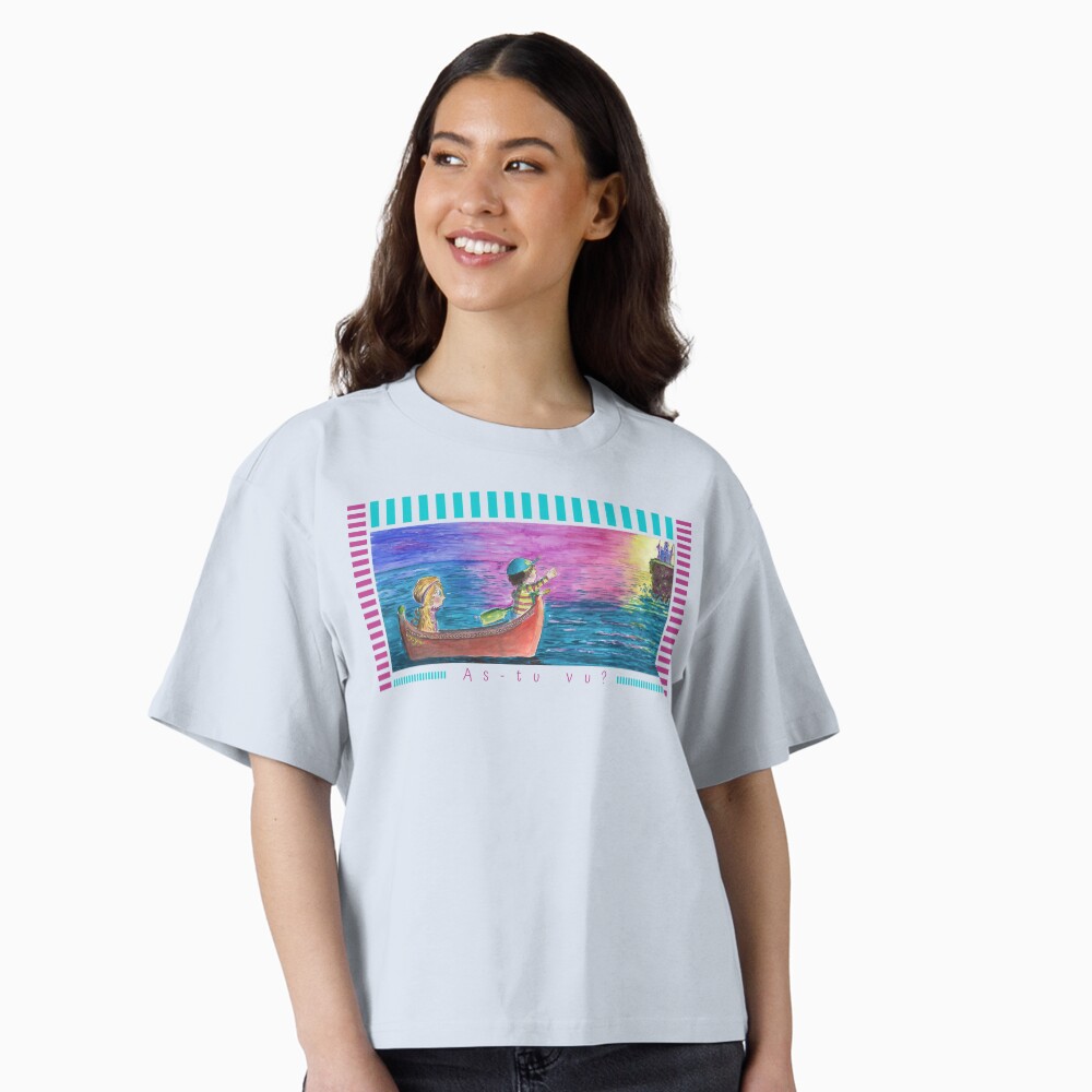 Aperçu de l'œuvre T-shirt boxy créée et vendue par LindaMolloy.