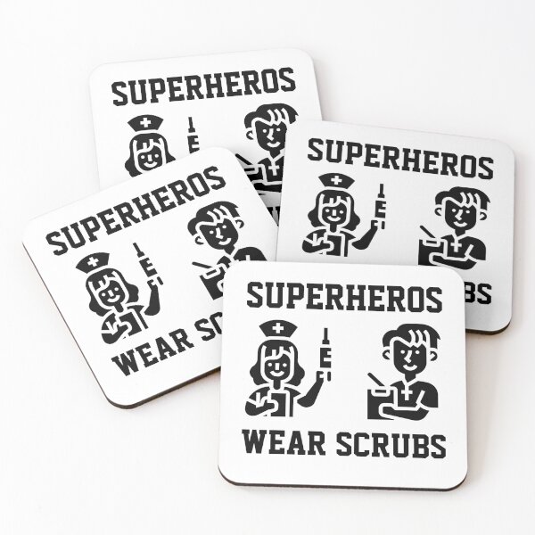Item preview, Superheros Wear Scrubs designed and sold by Indra Agrawal.