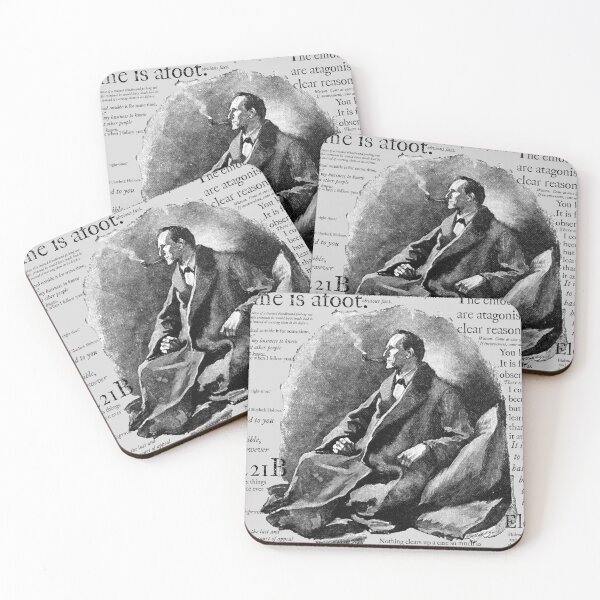 Item preview, Sherlock Holmes Quotes designed and sold by CreepyMurphy.