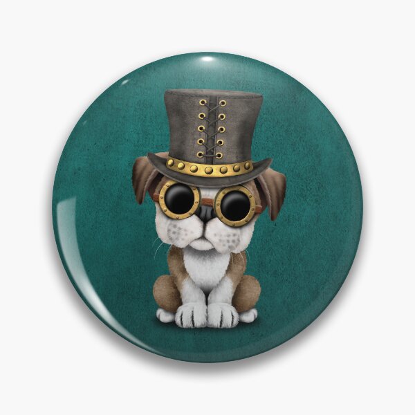 Item preview, Steampunk Bulldog Puppy designed and sold by JeffBartels.