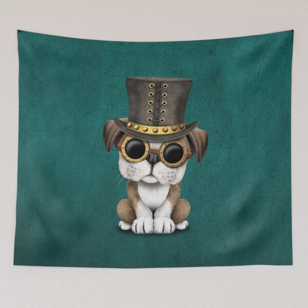 Item preview, Steampunk Bulldog Puppy designed and sold by JeffBartels.